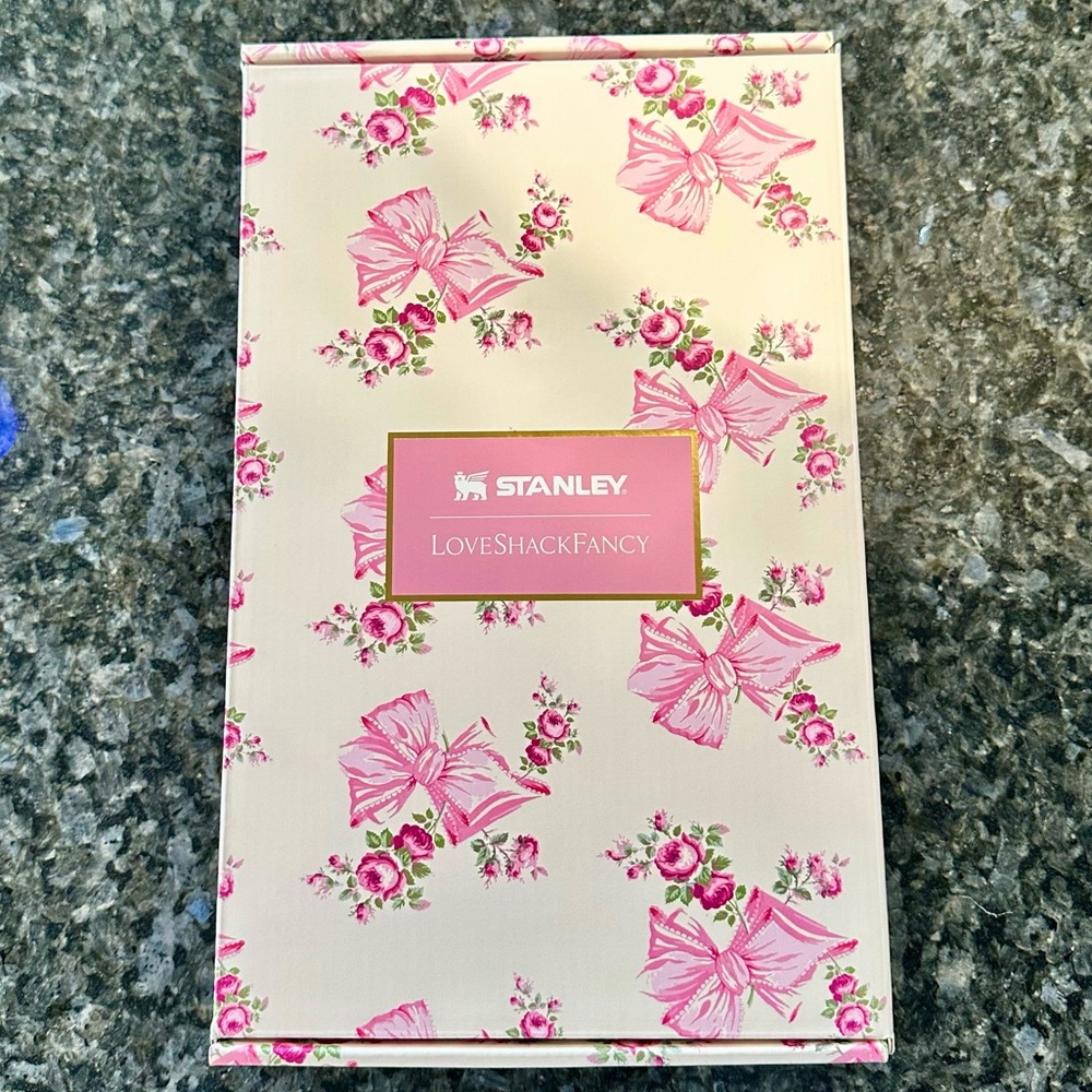 🎀 Stanley x LoveShackFancy Rosa Beaux Box and Ribbon Only - Picture 2 of 5